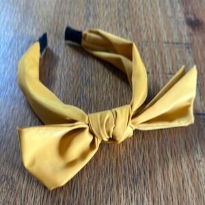 Yellow Bow Headband